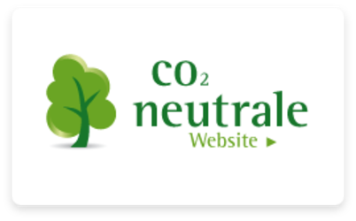 Wir führen eine CO2 neutrale Website