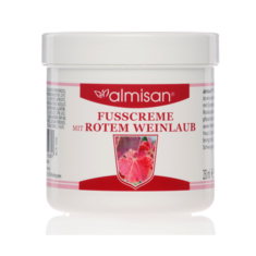 ALMISAN Fußcreme mit rotem Weinlaub 250ml