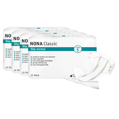 Sparpaket NONA Classic Normal Inkontinenz-Slip 4x25 Stueck