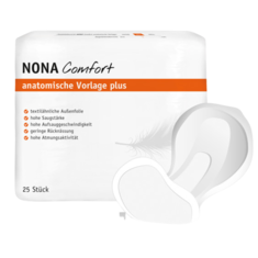 Beutel NONA Comfort anatomische Vorlage Plus - 25 Stück