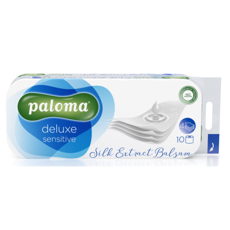 paloma deluxe sensitive Silk Extract Balsam 4-lagiges Toilettenpapier