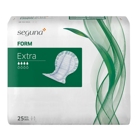 Beutel SEGUNA Form Extra mit 25 Inkontinenzvorlagen