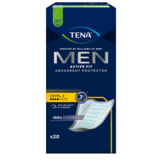 Tena Men Active Fit absorbent protector Level 2 20 Stück Beutel