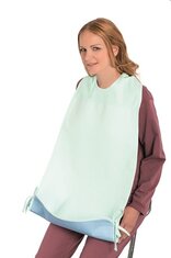 Essschürze mit Auffang blau